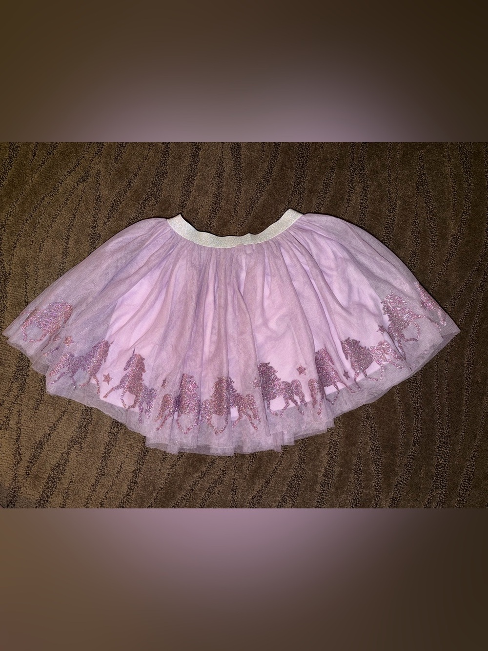 Zunie | Glitter Unicorn Tulle Skirt